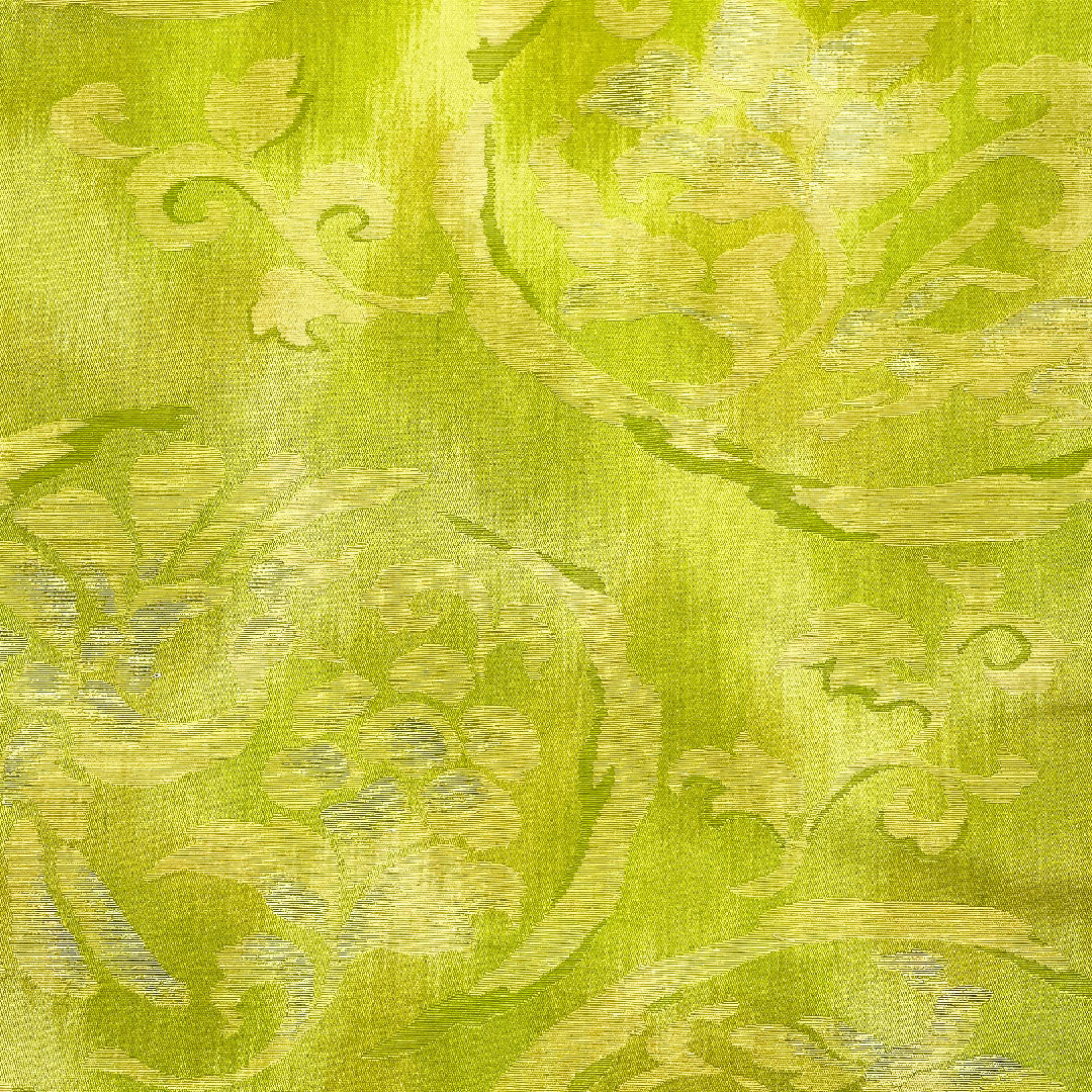 袋帯 帯丈416cm 正絹 Sランク 六通 カジュアル 緑系 1123000372319