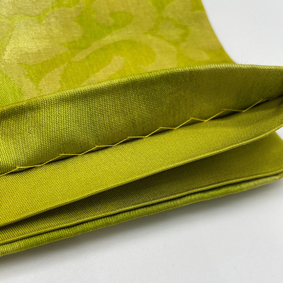 袋帯 帯丈416cm 正絹 Sランク 六通 カジュアル 緑系 1123000372319