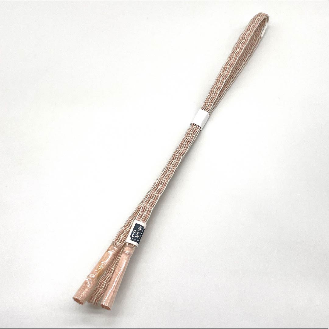 (新品)帯締め 正絹 NEWランク 乙女色(おとめいろ) 単衣用 夏用 長さ約168cm 幅約1.2cm カジュアル ピンク系 1135005651313