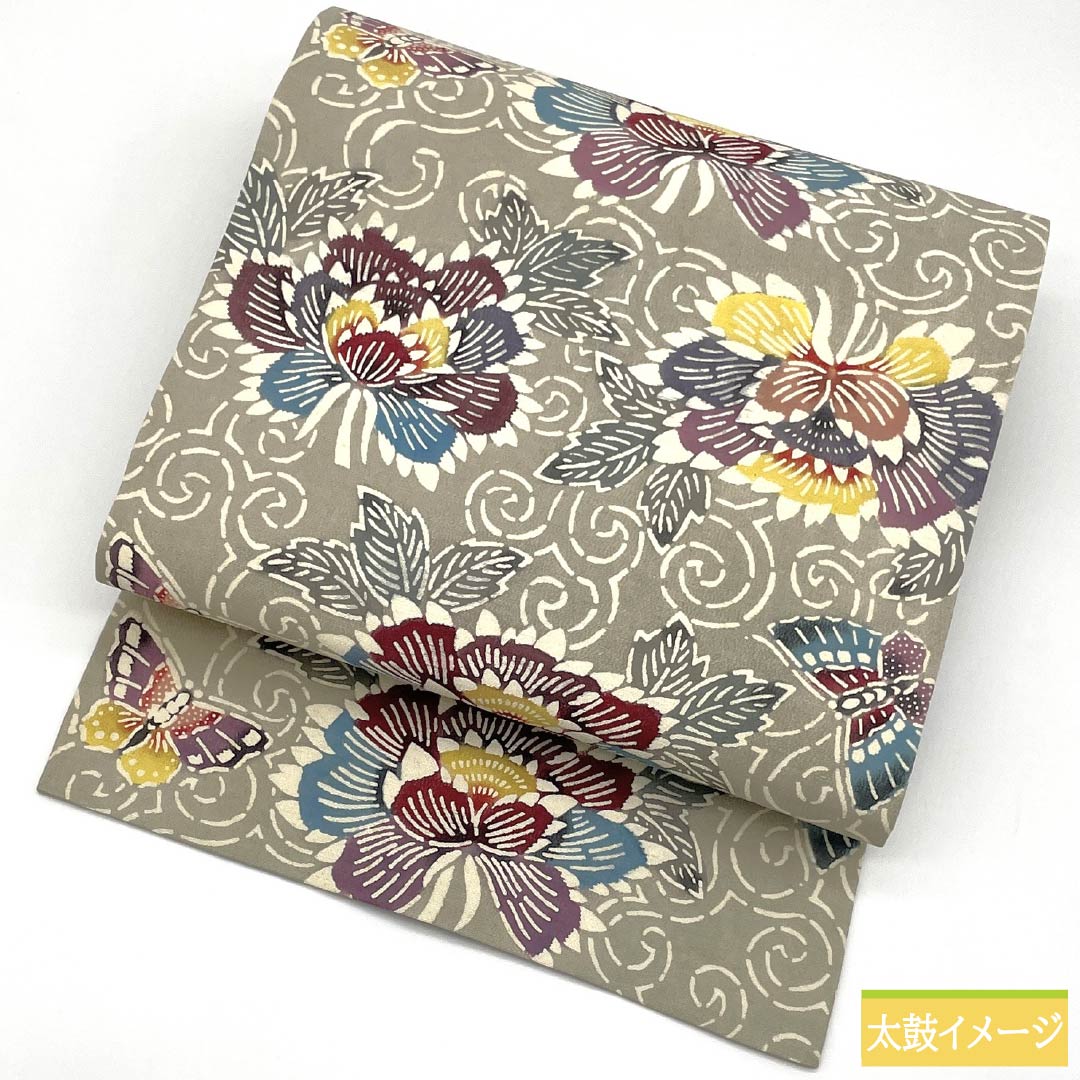 No.4234　名古屋帯　六通　正絹　着物　仕立済　新品未使用 No.4234 名古屋帯 六通 正絹 着物 仕立済 新品未使用 リサイクル着物