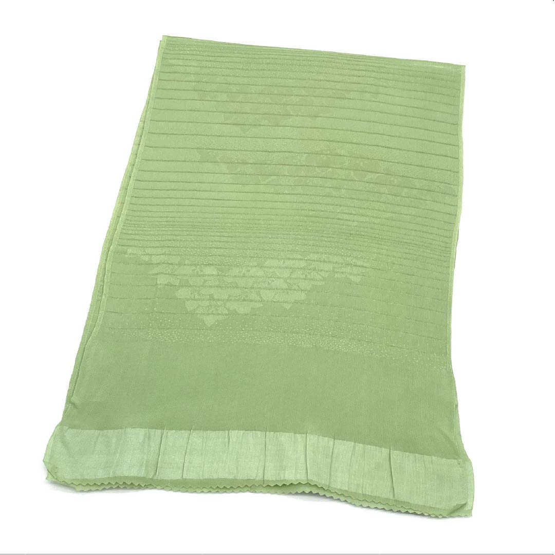 Obiage Silk S Rank Semi-Formal Light Green (Wakamidori-iro) Summer Flower Length approx. 165cm Width approx. 27cm Green 1136003122919