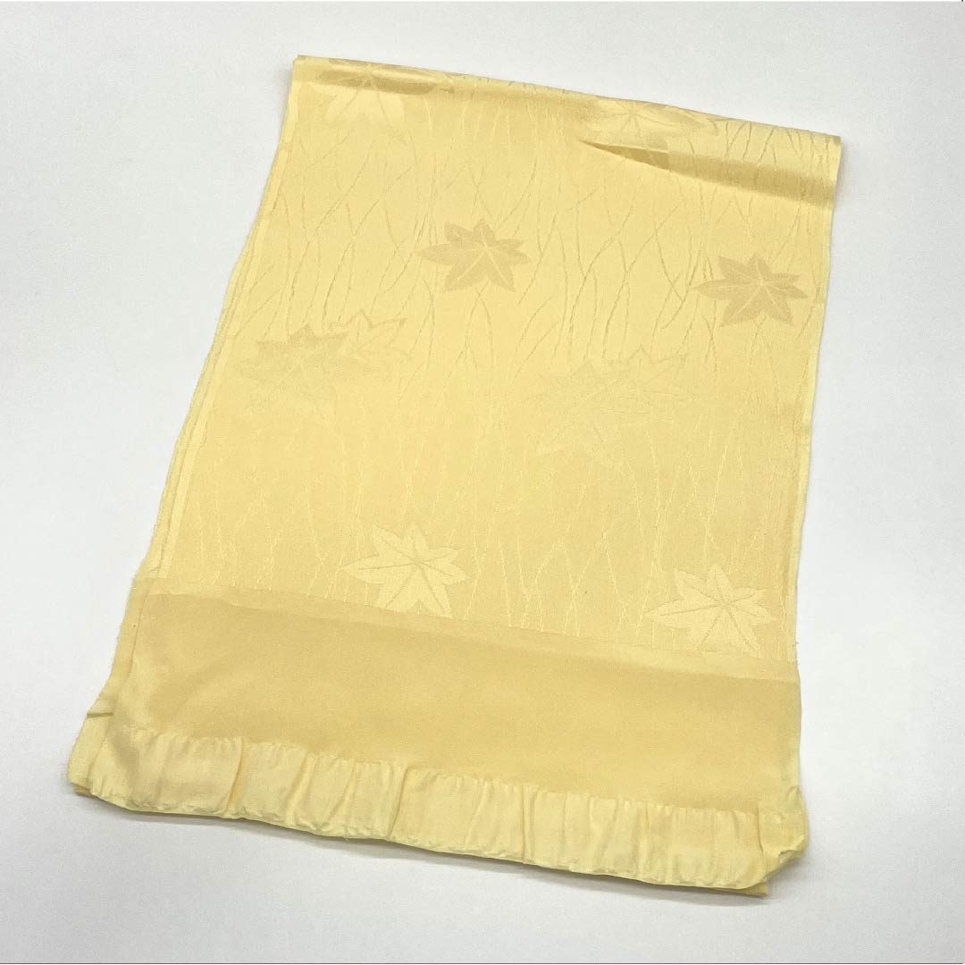 Obiage Silk A-Rank Semi-Formal Pale Yellow Maple Length approx. 164cm Width approx. 27.5cm Yellow 1136002873923