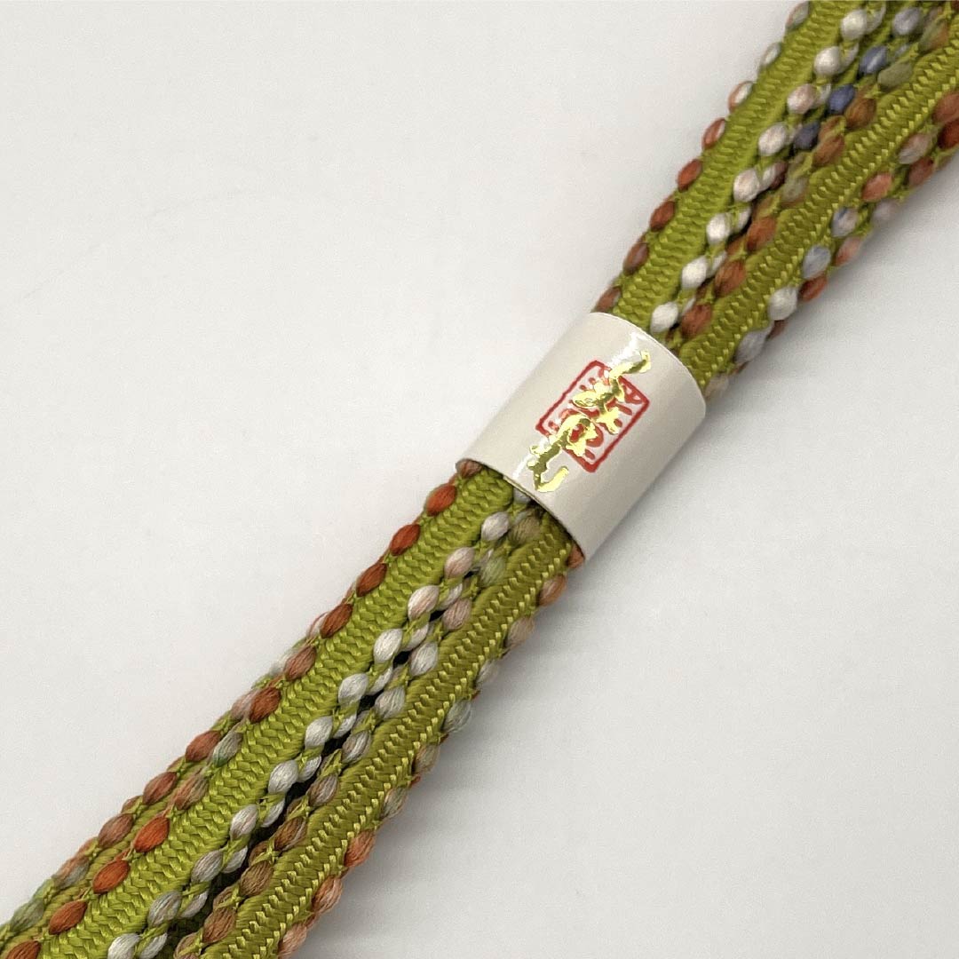 帯締め 正絹 Sランク 浅黄色(あさききいろ) 長さ約158cm 幅約1cm カジュアル 緑系 1135004962319