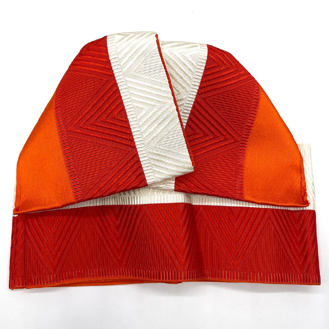 作り帯 ポリエステル 三角 変わり結び リボン 浴衣用 Bランク グラデーション系 1131000734999