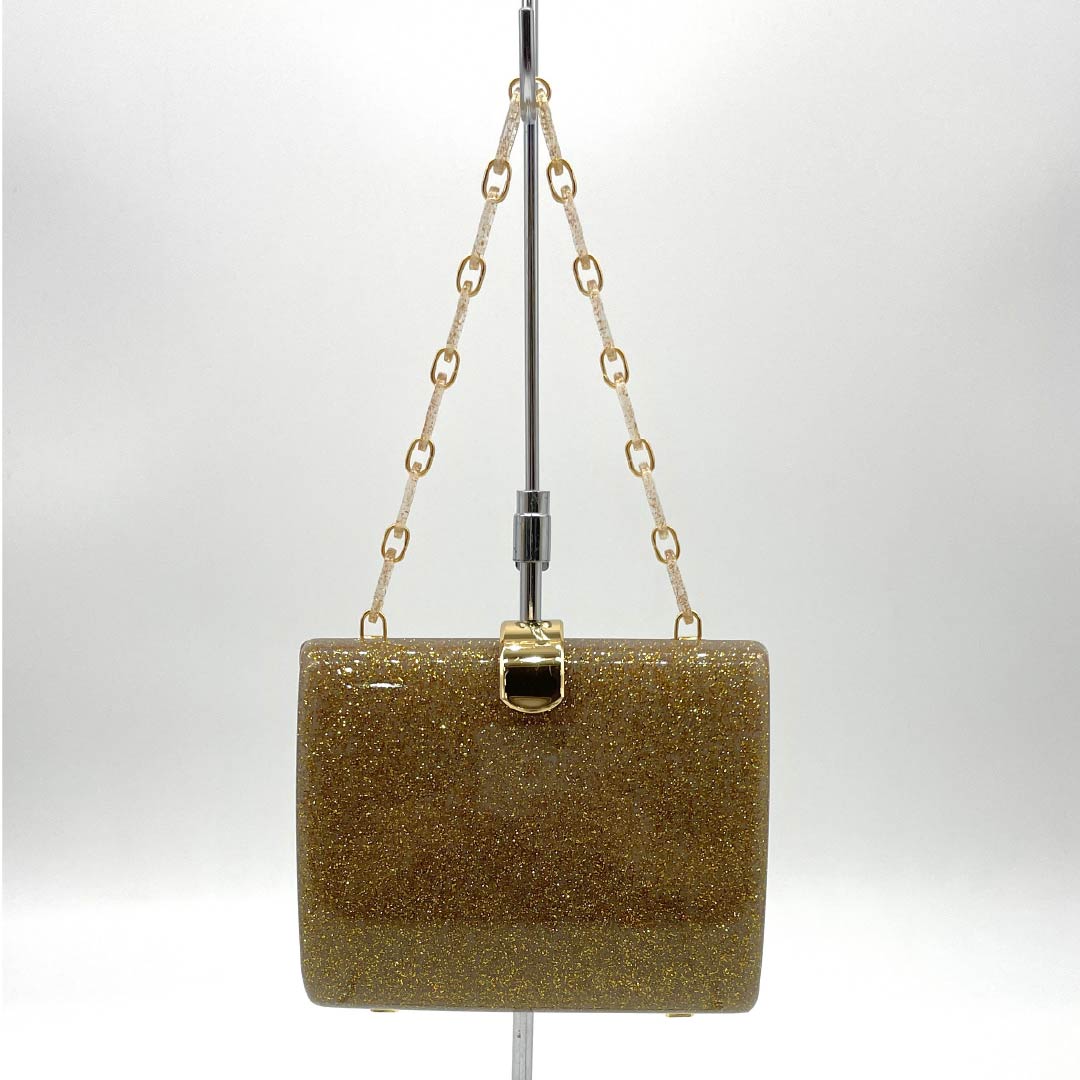 パーティバッグ セミフォーマル 2way キラキラ Katsumi-Tokyo- 金系 Sランク 113900045221