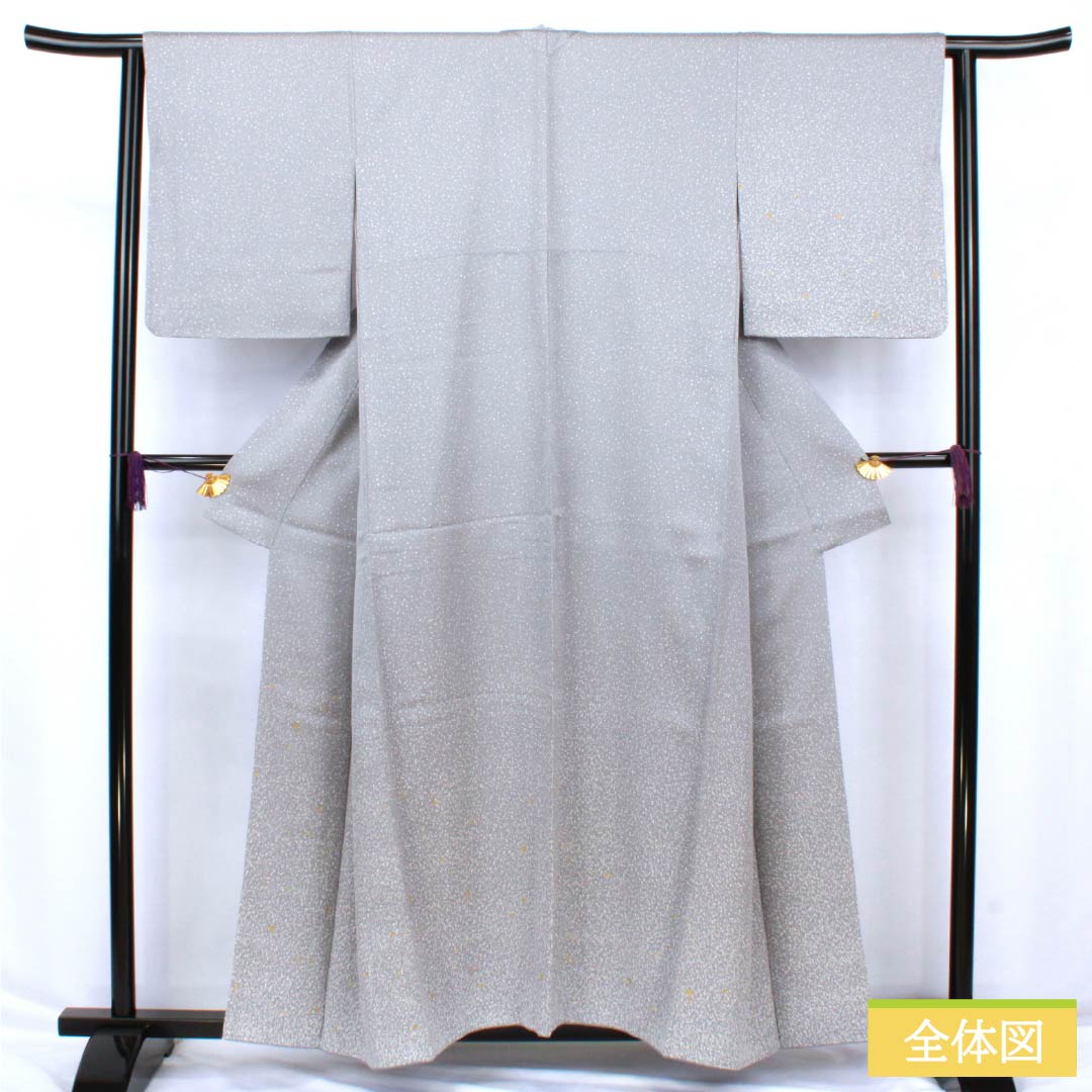 リサイクル着物】訪問着 正絹 Sランク 袷 身丈157.5cm 裄丈65.5cm つる