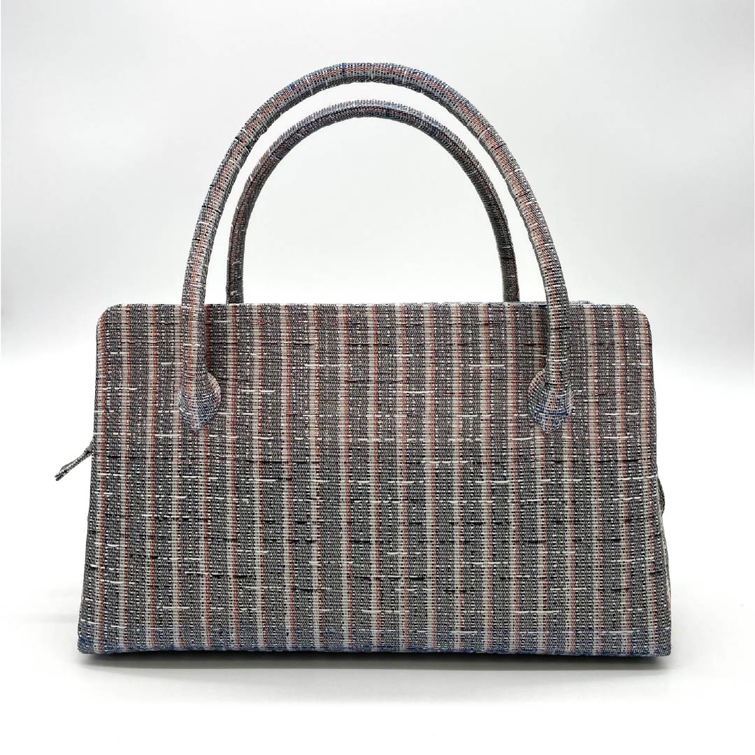 リサイクル着物】（新古品）和装バッグ カジュアル NEWランク 紬