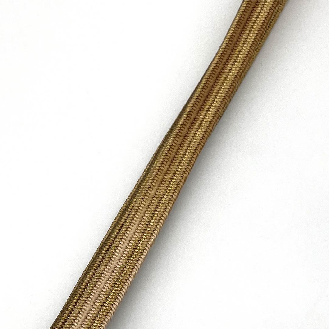 (新品)帯締め 正絹 NEWランク 榛摺色(はりずりいろ) 平田組紐 貝ノ口縞遊玄染 撚り房 長さ約156.5cm 幅約1.6cm セミフォーマル 茶系 1135005081314