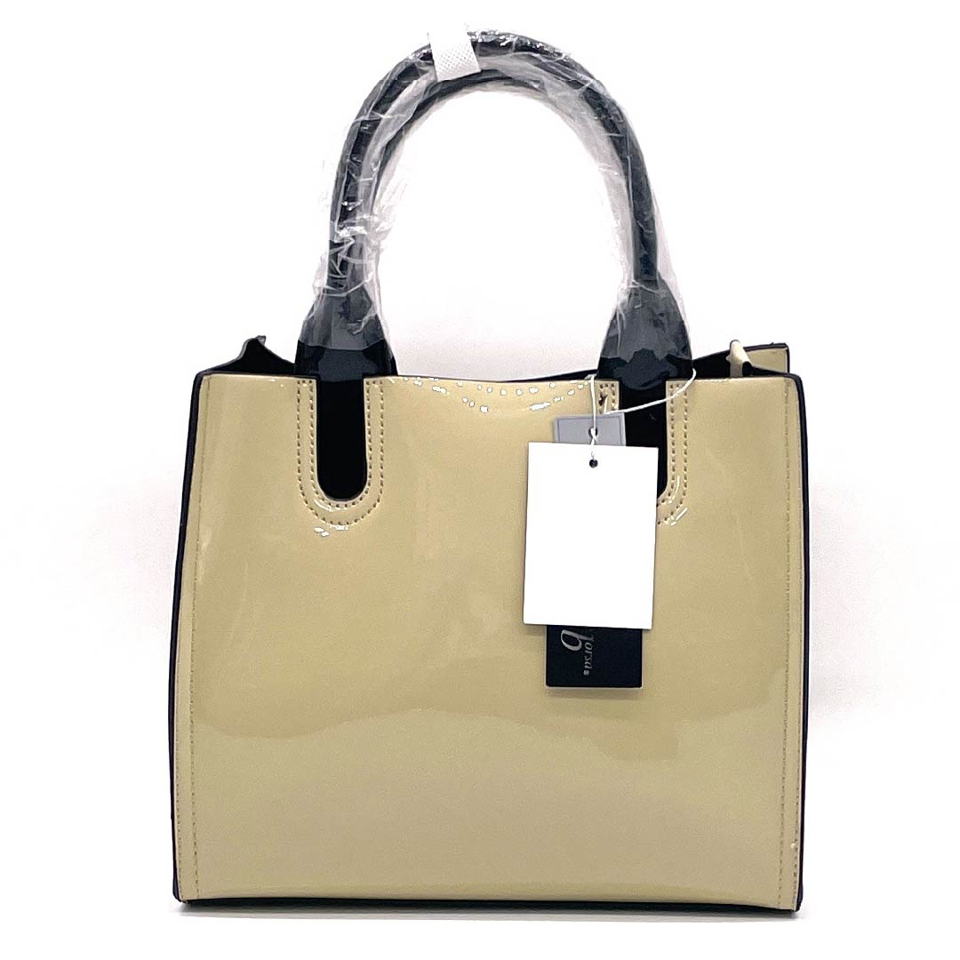 (新古品) 洋装バッグ 牛床革 Aランク 新古品 牛床革 2WAY ベージュ系 119700033325
