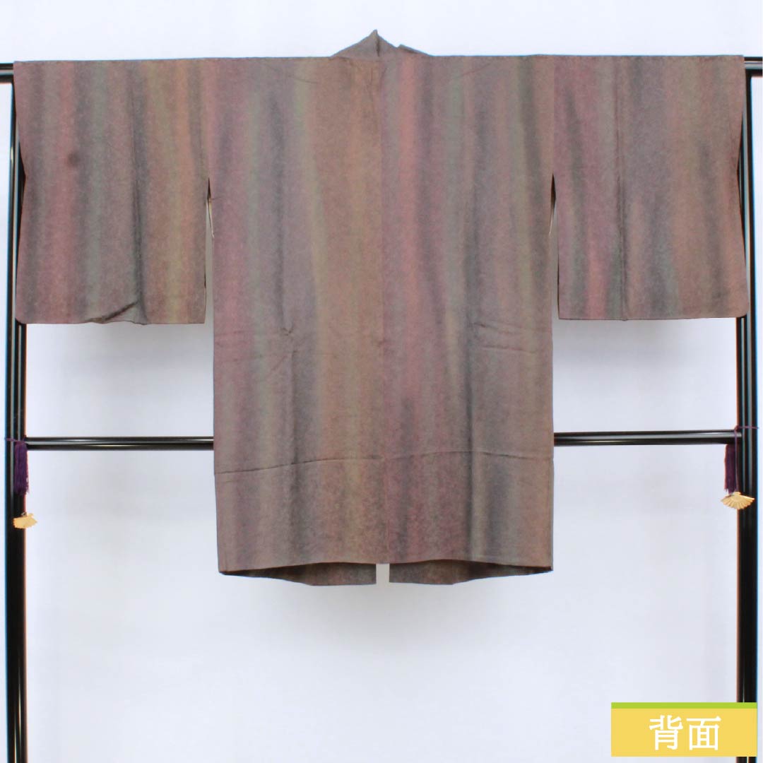 道中着 正絹 Sランク 身丈89.5cm 裄丈66cm ぼかし シルクソフトガード 袷 グラデーション系 1117001262999
