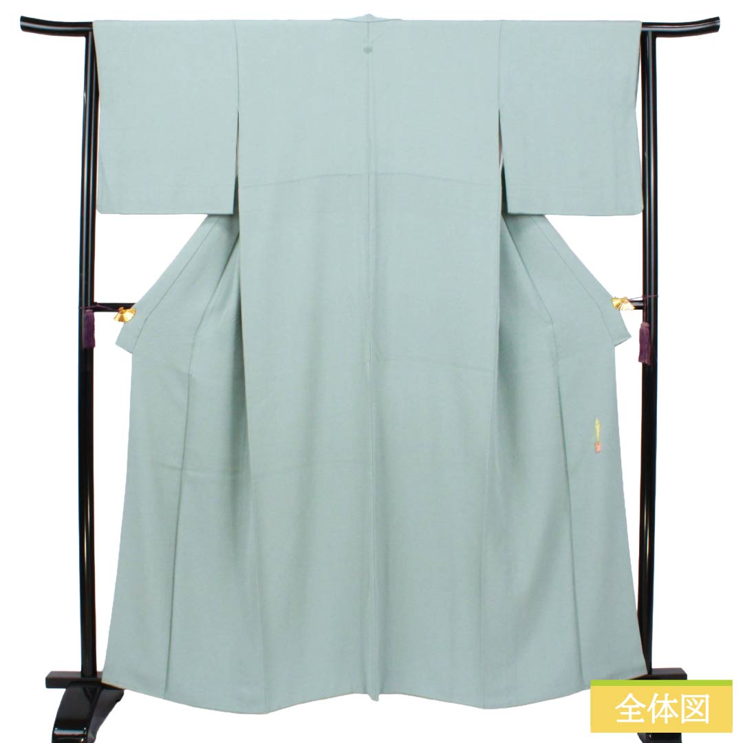 リサイクル着物】色無地 正絹 Aランク 身丈160cm 裄丈64cm 沈香茶色