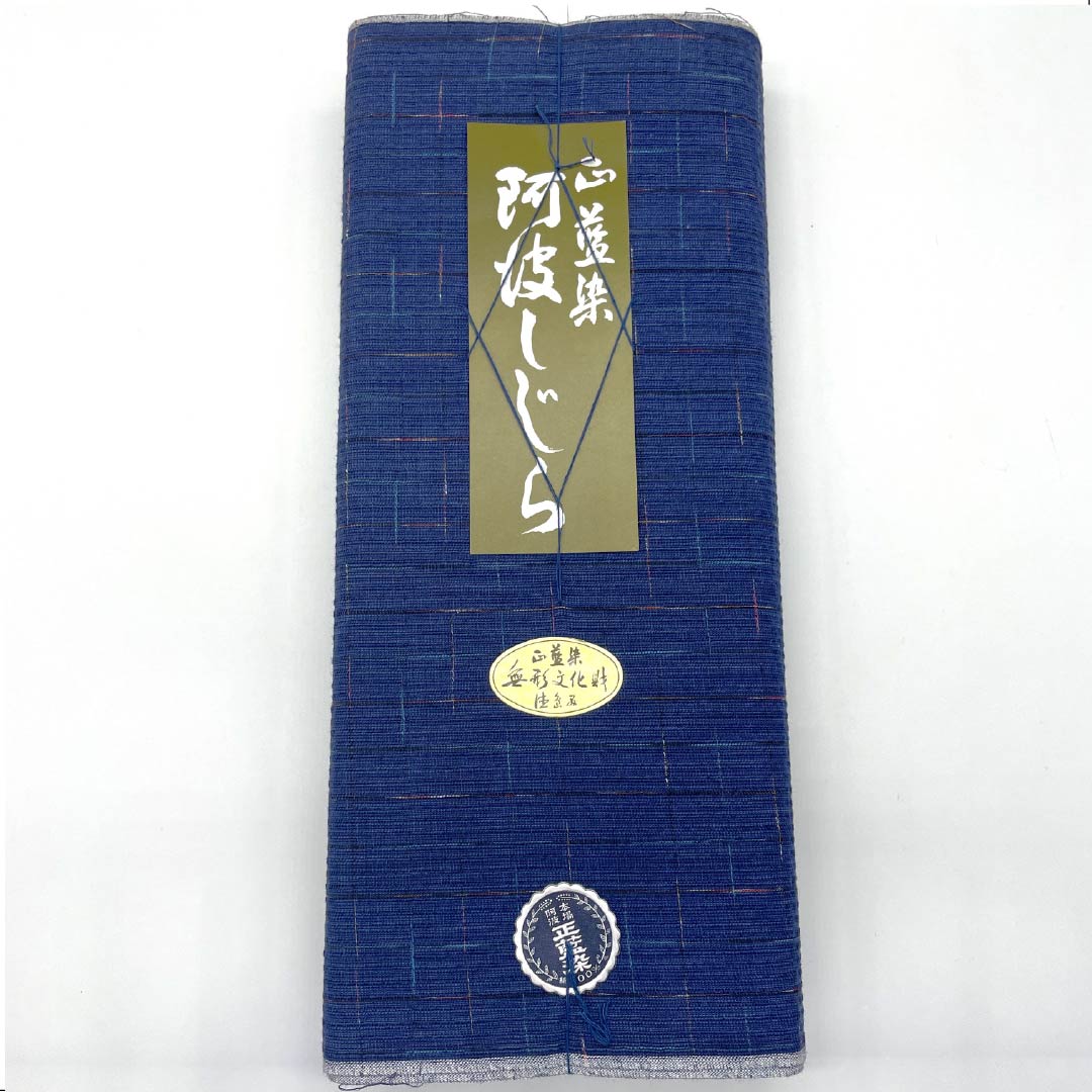 反物 浴衣 木綿 阿波しじら 重要無形文化財 正藍染 韓藍色(からあいいろ) Sランク 青系 1130000622917