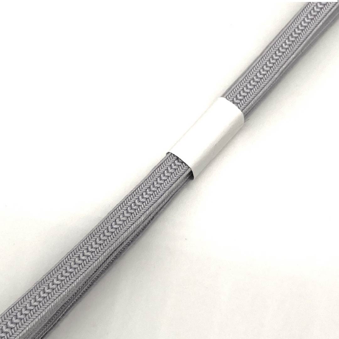 帯締め 正絹 Sランク 錫色(すずいろ) 三分紐 長さ約118.5cm 幅約0.9cm カジュアル グレー系 1135003932322