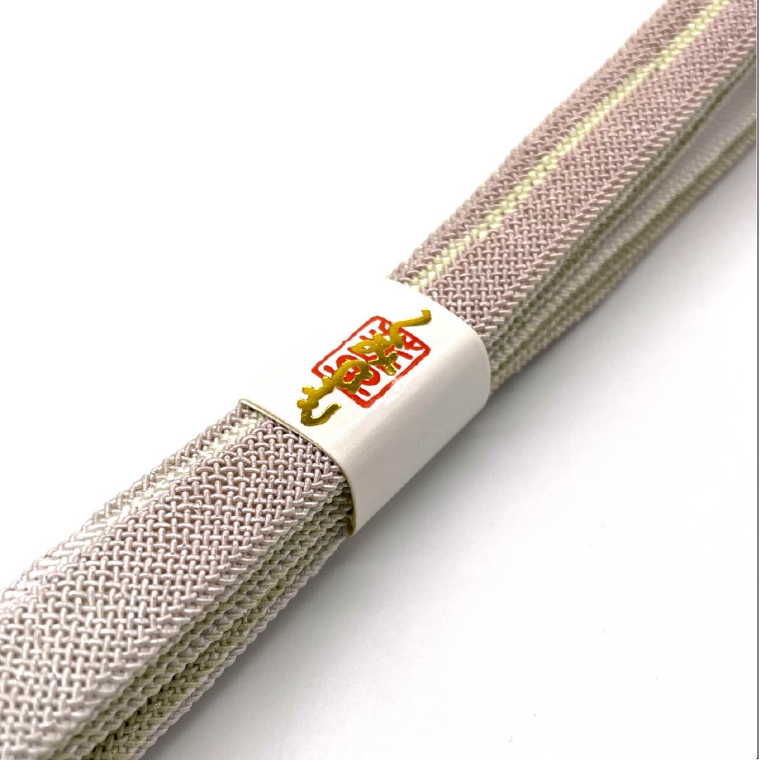 帯締め 正絹 四分紐 硫黄色(いおういろ) 夏用 単衣用 長さ約159cm 幅約1.5cm フォーマル Sランク 緑系 1135003212319