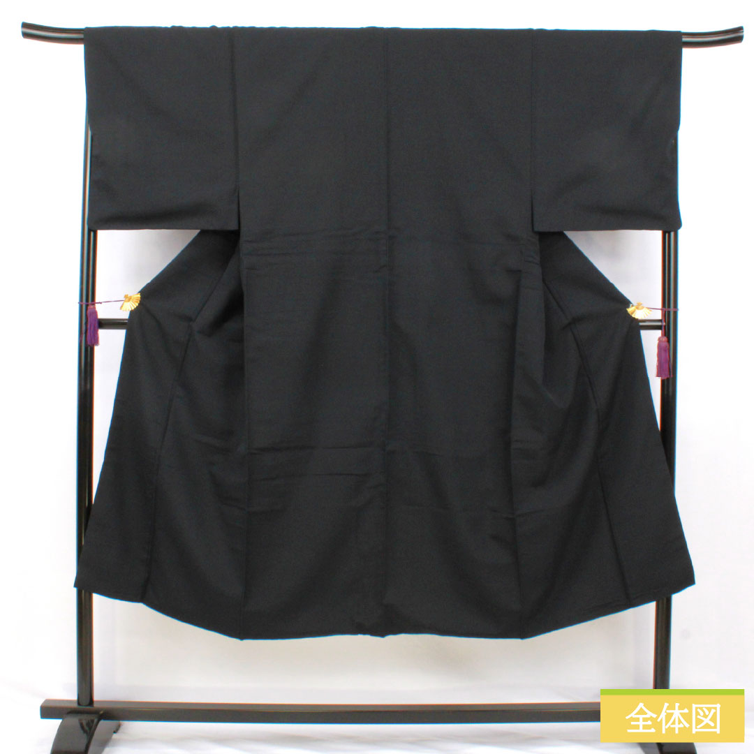 紬の着物　濃紺　小さな絣　真綿系紬　袷　正絹 166fce799259b19a647d285e392102