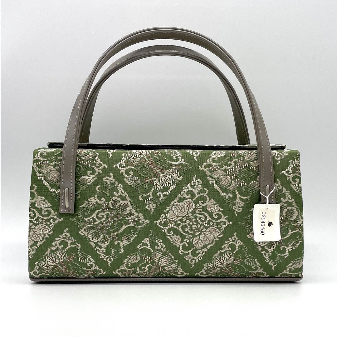 正絹経錦利休和装バッグ(西陣織) 西陣織 利休バッグ No.5 和装バッグ さんび 京都 日本製