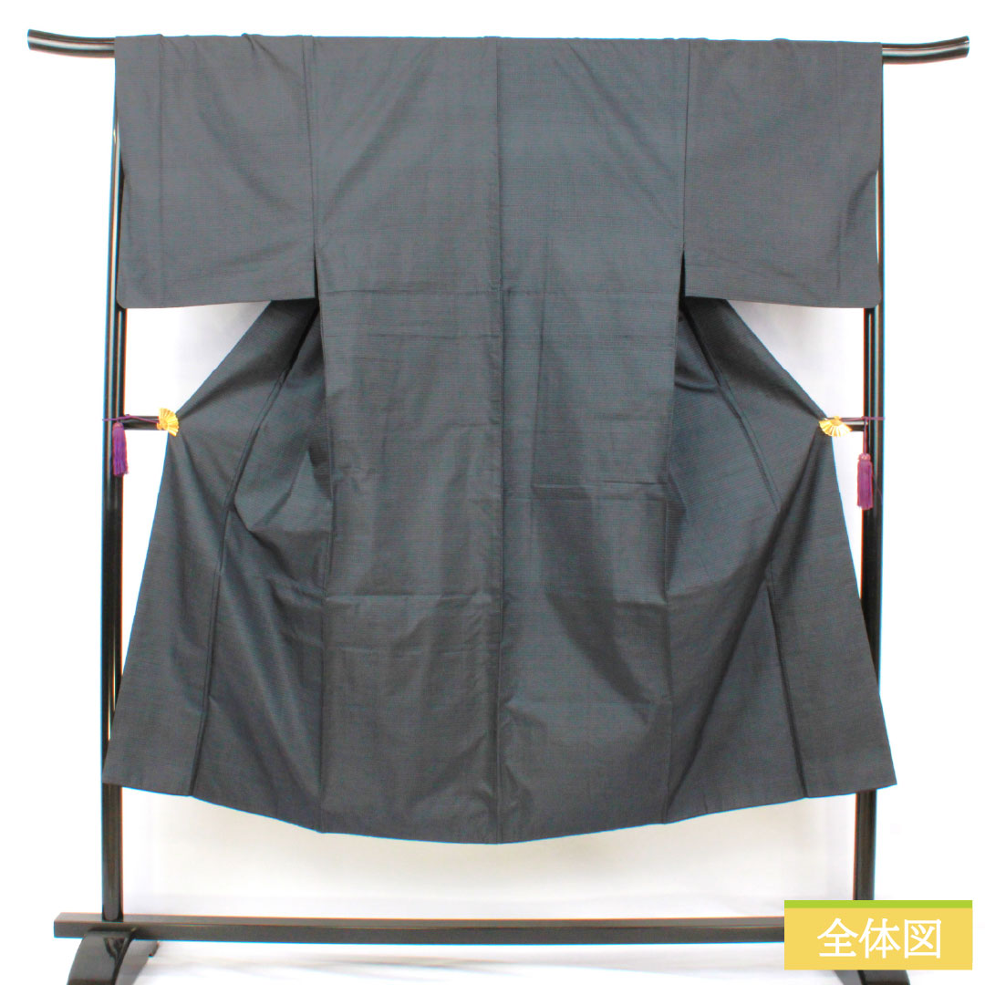 リサイクル着物】男物 正絹 Sランク 身丈141cm 裄丈68cm 大島紬 100