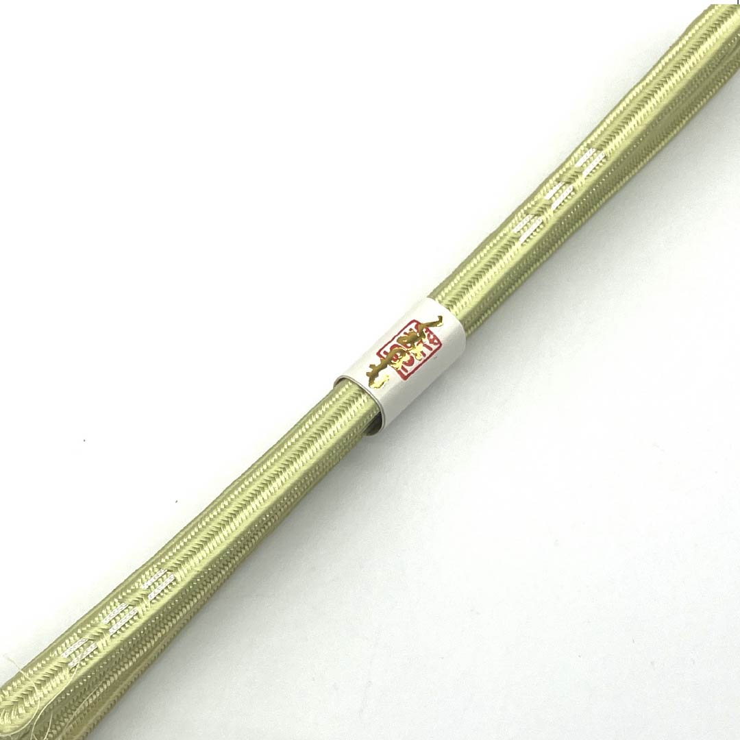 帯締め 正絹 Sランク 嫩黄色(どんこうしょく) キュプラ シンプル 長さ約153cm 幅約1cm カジュアル 緑系 1135003942319