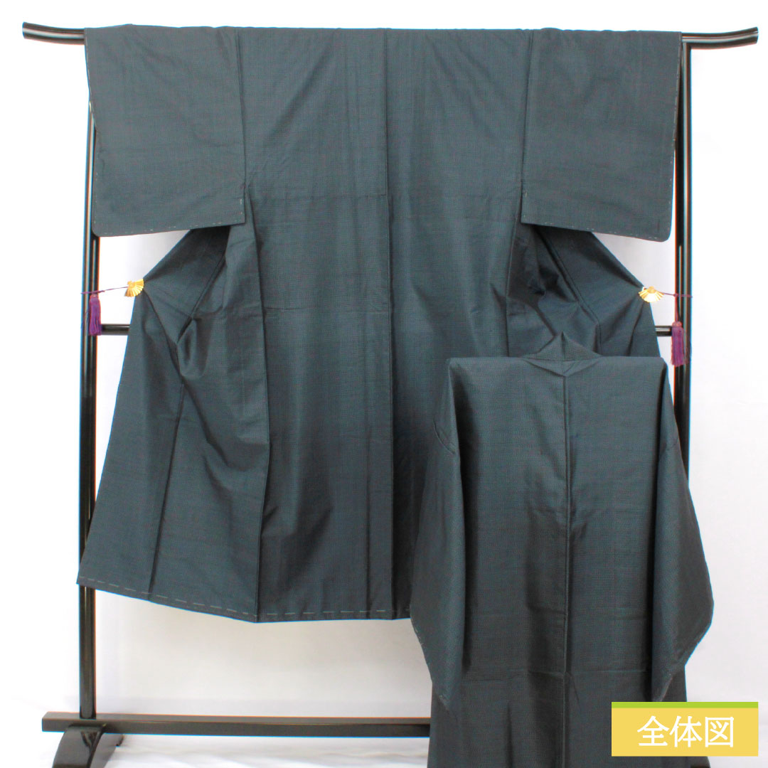 リサイクル着物】男物 正絹 Sランク 身丈135cm 裄丈67cm 大島紬 100