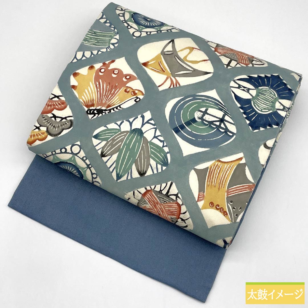 リサイクル着物】名古屋帯 正絹 Bランク 沈香茶色（とのちゃいろ） 型