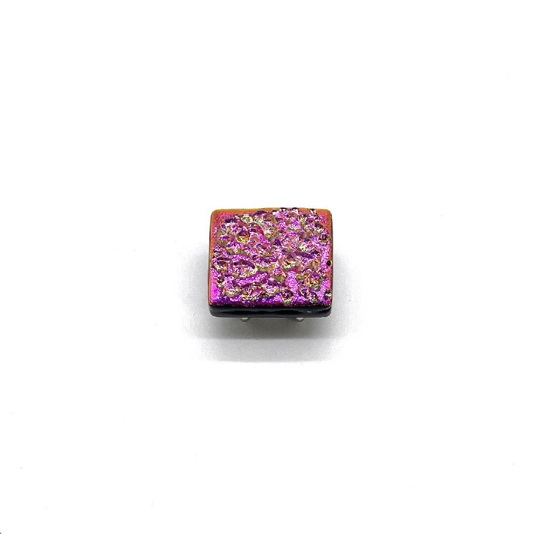 (New old stock) Obi fastener, other, casual, simple, square, length approx. 1.5cm, width approx. 2cm, rank S, pink, 1137000952913