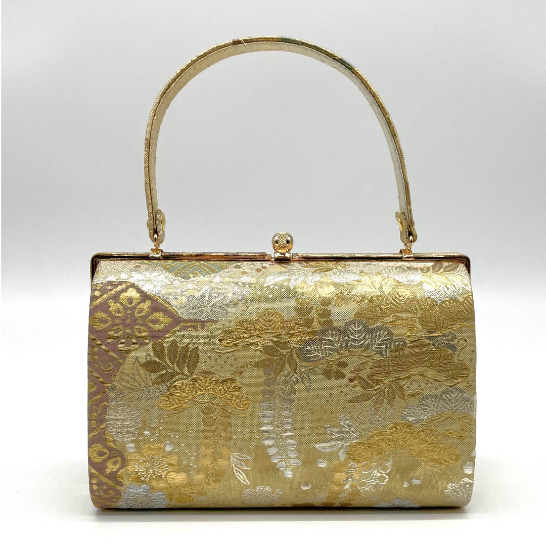 和装バック フォーマル 金色(きんいろ) 留袖用 金鷲 古典柄 金系 Sランク 113900056221