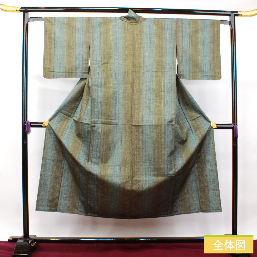 Silk pongee, Length 147.5cm, Sleeve length 62.5cm, Baekje pongee, Geometric pattern, S rank, Single layer, Gradient pattern, 1116003132199