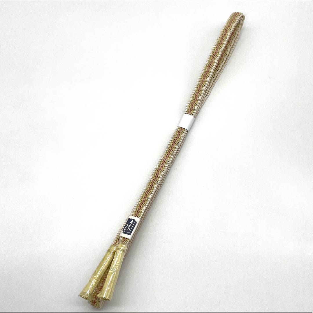 (新品)帯締め 正絹 NEWランク 浅黄色(あさききいろ) 単衣用 夏用 長さ約166cm 幅約1.4cm カジュアル 緑系 1135005711319