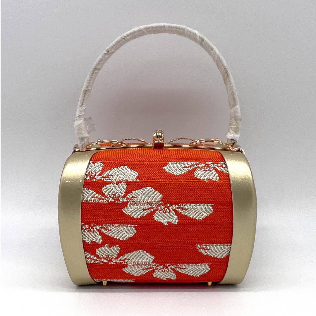 (新古品)和装バッグ フォーマル NEWランク 五嶋紐 朱系 113900097116