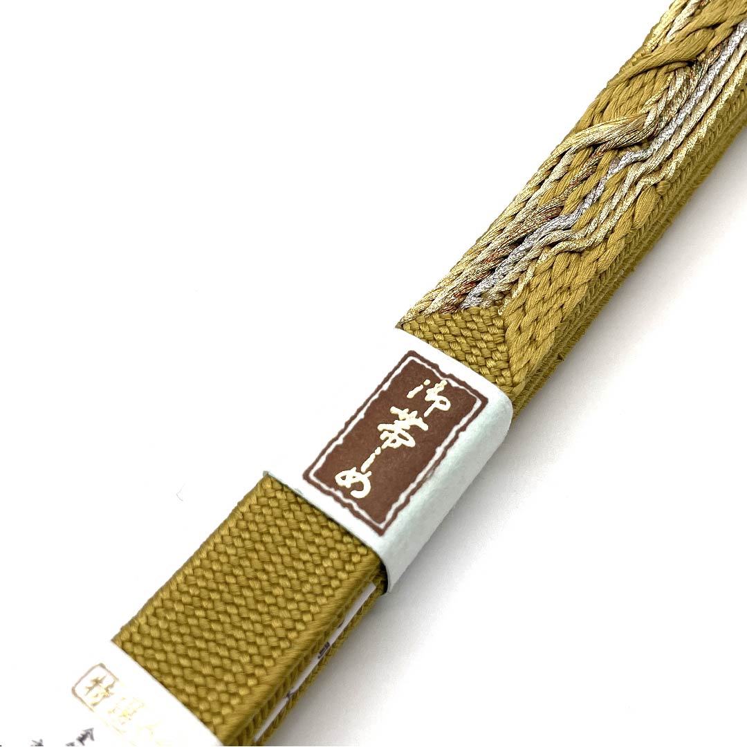 （新旧货） 带帯 纯丝 四分之一长绳 金色（金色） 特选金银线，使用金属线 新旧货 长度约 165 厘米 宽度约 1.5 厘米 半正式 S 级 黄色  1135001132923