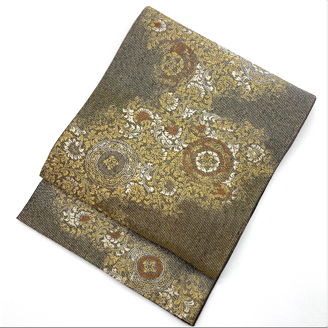 袋帯 加納幸 華文 帯丈440cm 正絹 Sランク 六通 フォーマル グラデーション系 1123008782399