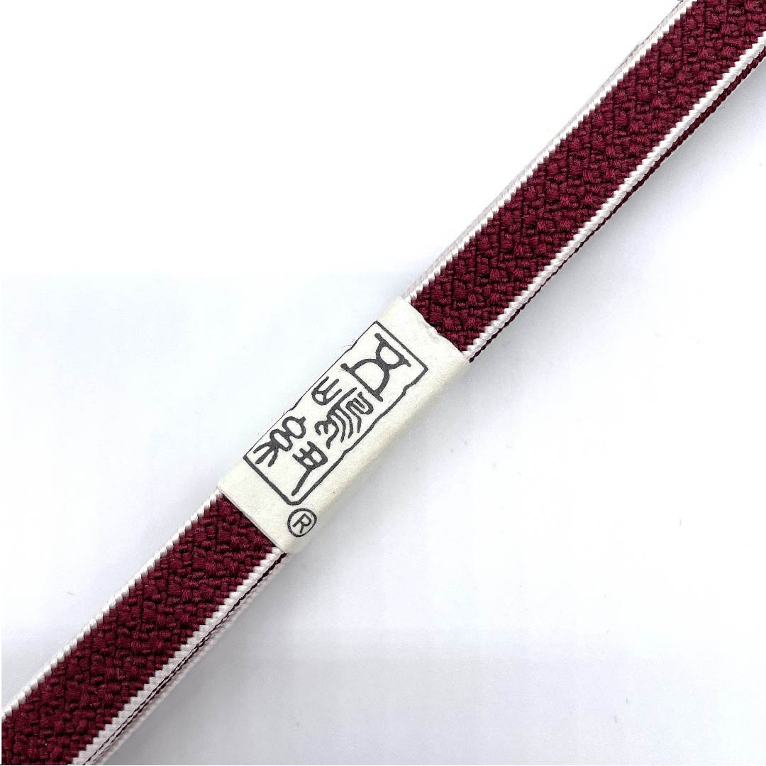 (New old stock) Obijime (belt fastener) Pure silk 3-minute string Dark red (monkfish color) Goshima string New old stock Length approx. 129cm Width approx. 0.9cm Casual S rank Red 1135000632312