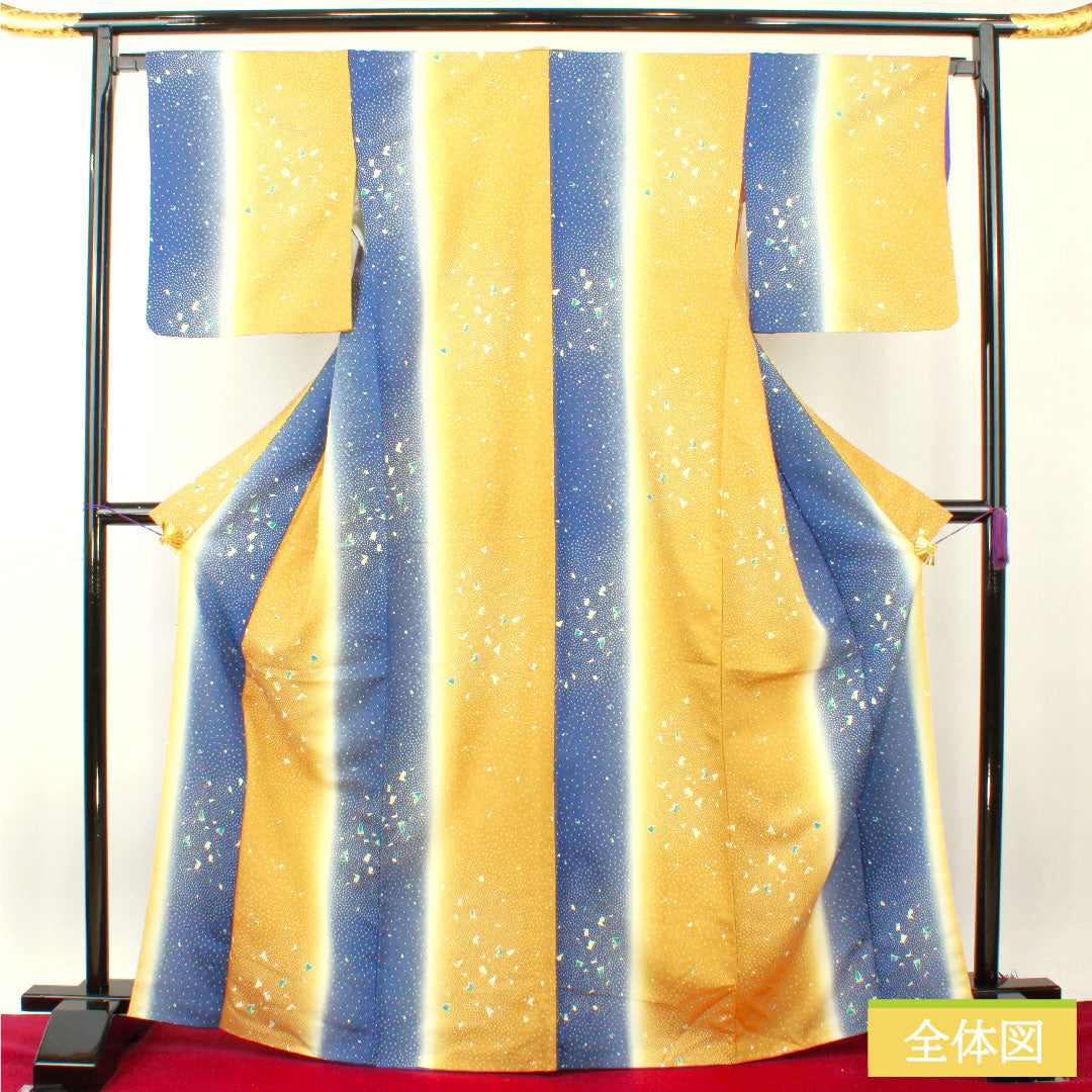 小花纹、涤纶、长度 168 厘米、袖长 66.5 厘米、内衬、赭石色、靛蓝、抽象图案、可水洗、S 级、渐变、1115004422599