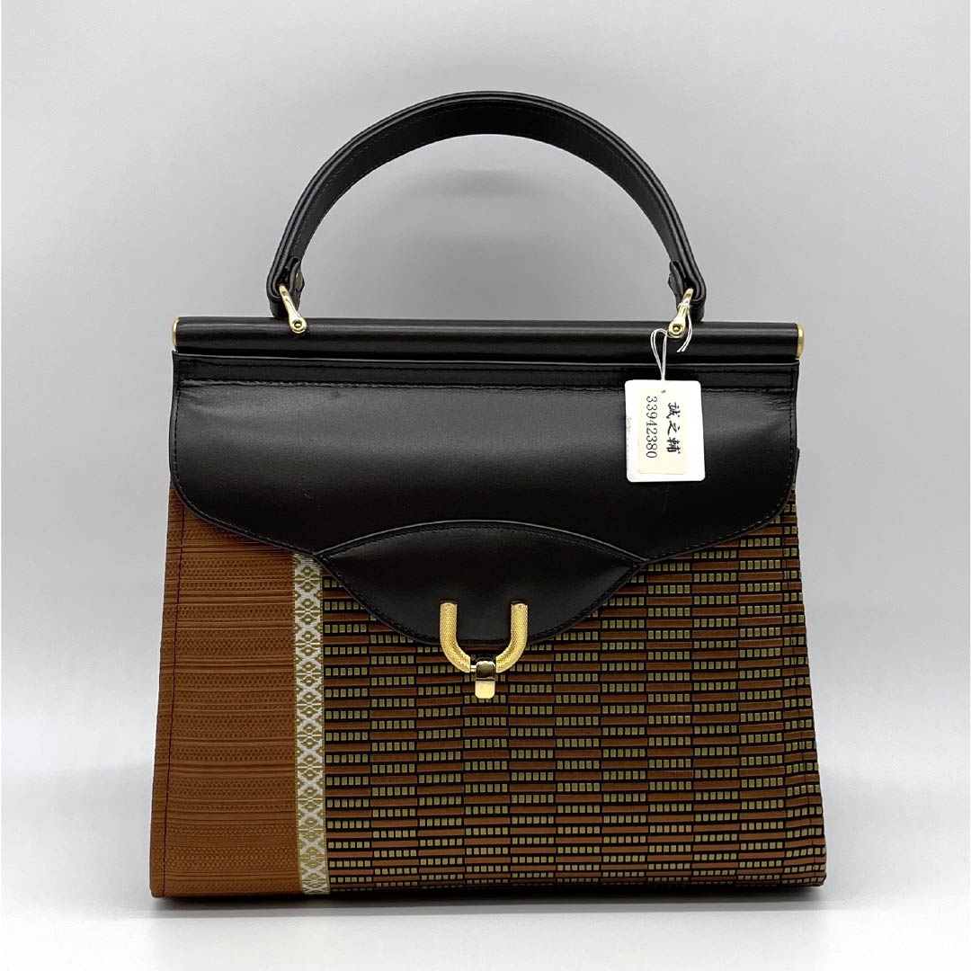 リサイクル着物】（新古品）和装バッグ カジュアル NEWランク 博多織