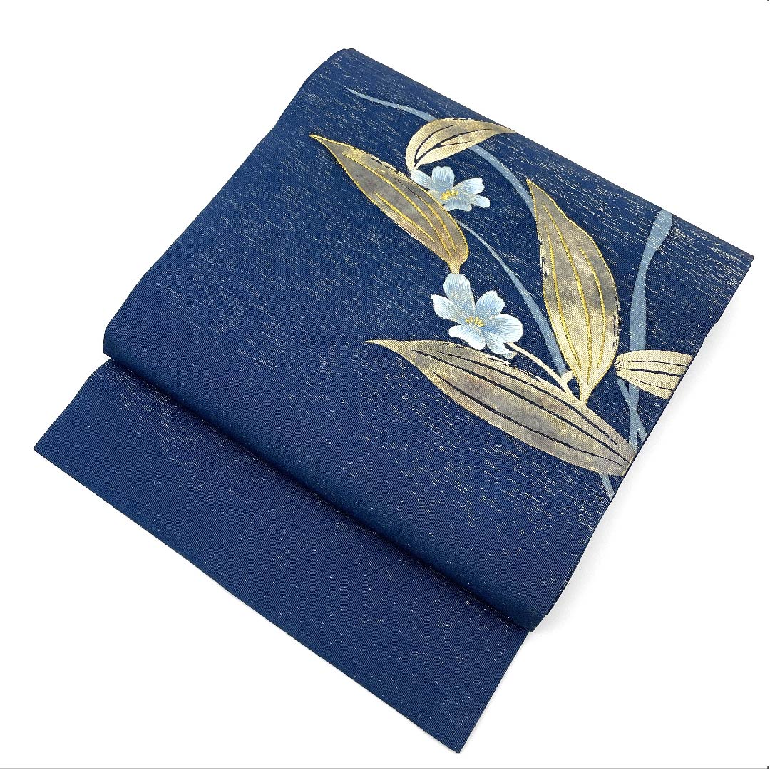 名古屋帯 お太鼓柄 ポイント柄 墨流し ちりめん 名古屋帯 ポイント柄 刺繍 名古屋帯 お太鼓柄 ポイント柄 墨流し