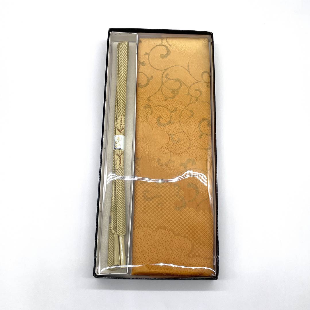 リサイクル着物】（新古品） 帯締め・帯揚げセット 正絹 Sランク