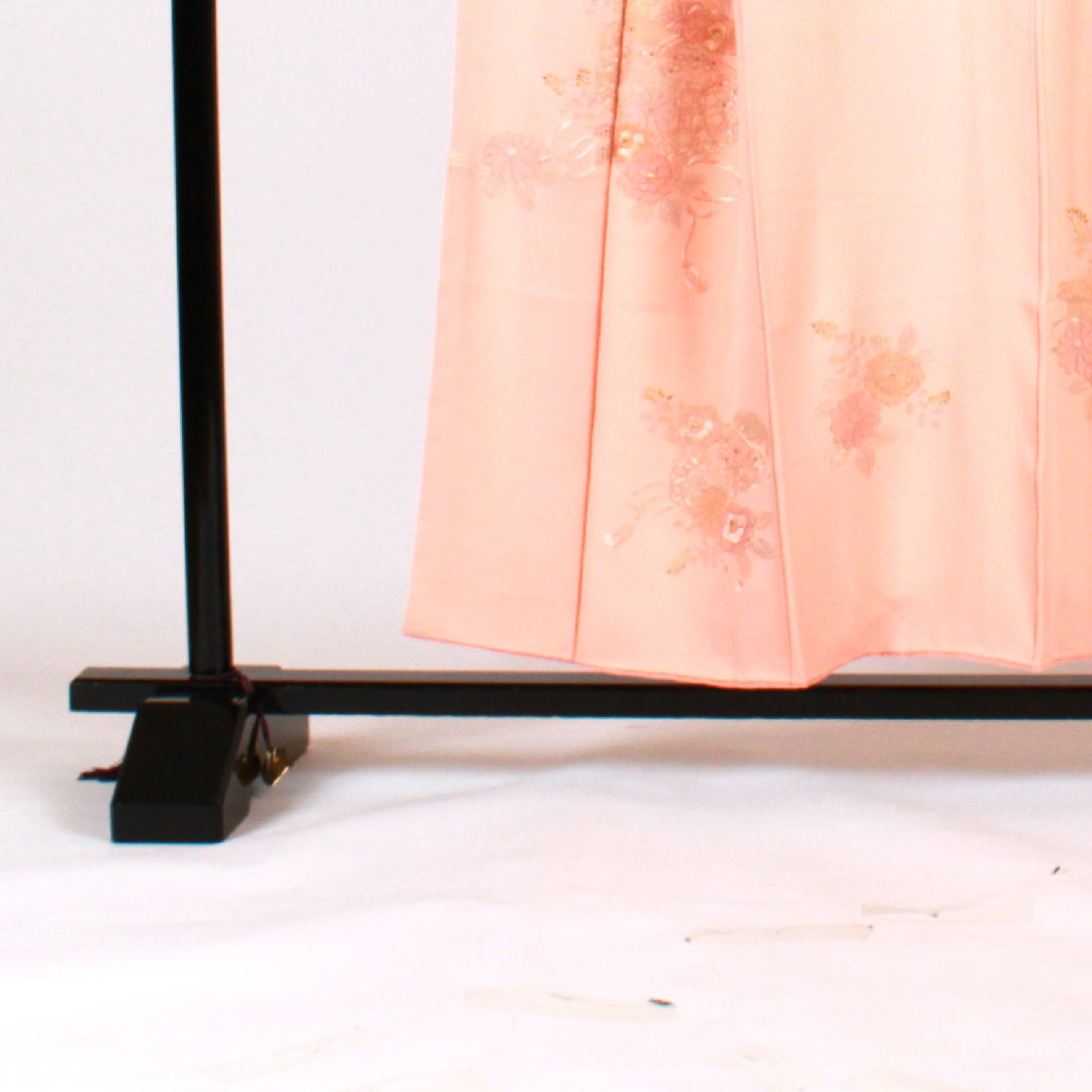 Homongi, lined, length 155cm, sleeve length 62cm, embroidery, pure silk, S rank, pink, 1112001242313