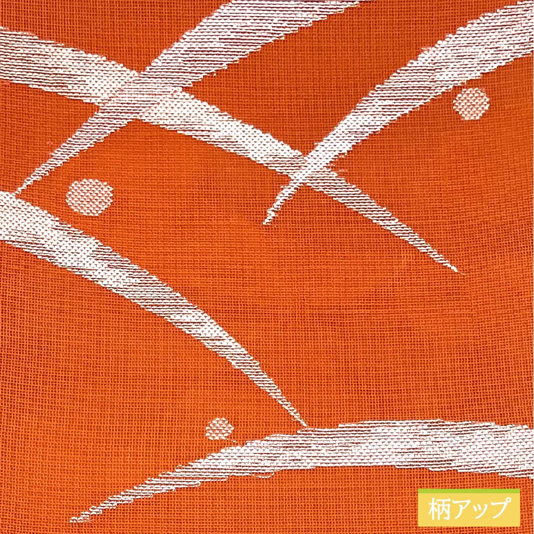袋帯 正絹 Aランク 紅葉色(もみじいろ) 夏帯 露芝模様 古典柄 帯丈432cm 六通 セミフォーマル 茶系 1123017473314