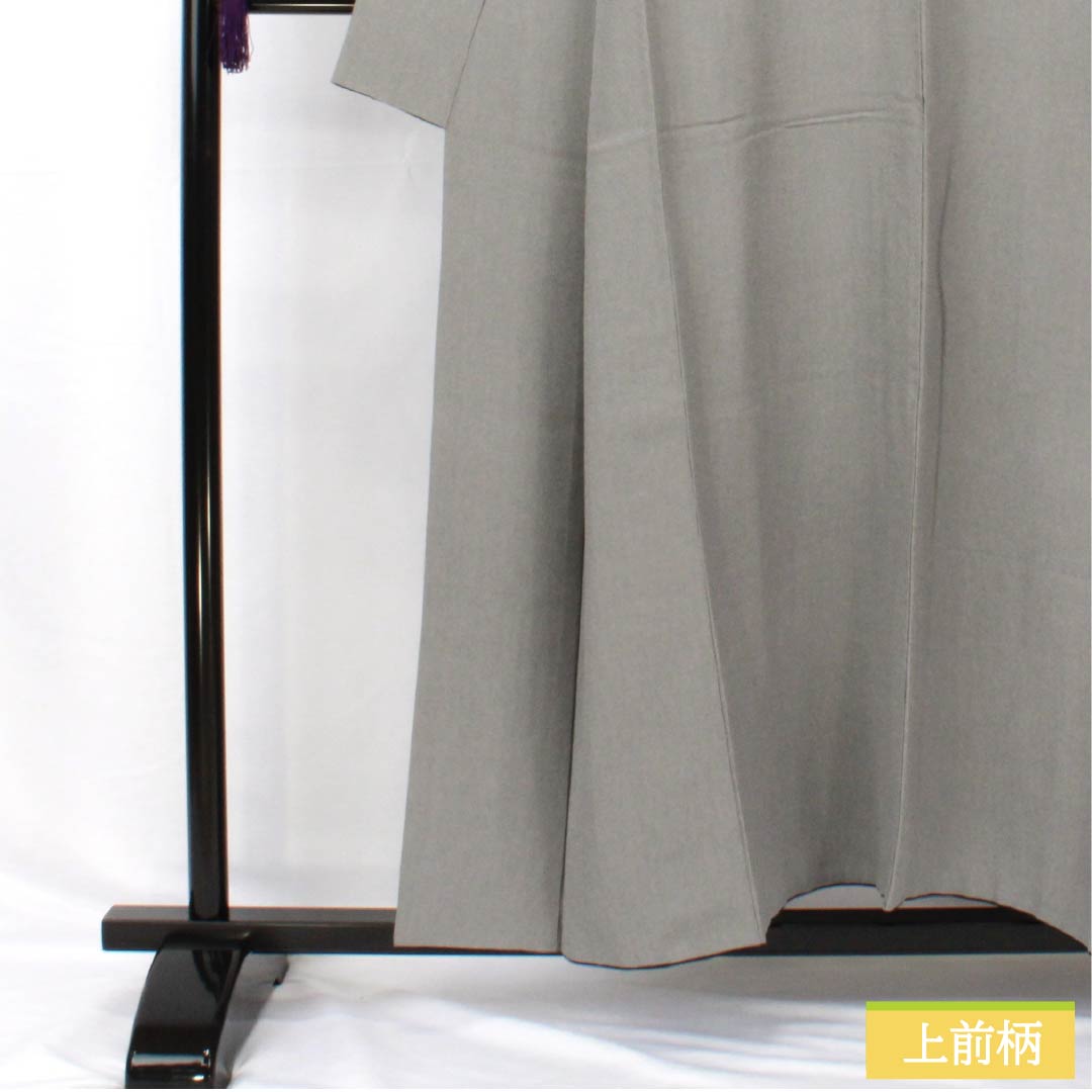 Komon, pure silk, length 153.5cm, sleeve length 65cm, lined, smoked silver, Edo Komon, Gokusame Komon, Mansuji, Kirara Guard, A rank, gray, 1115005123222