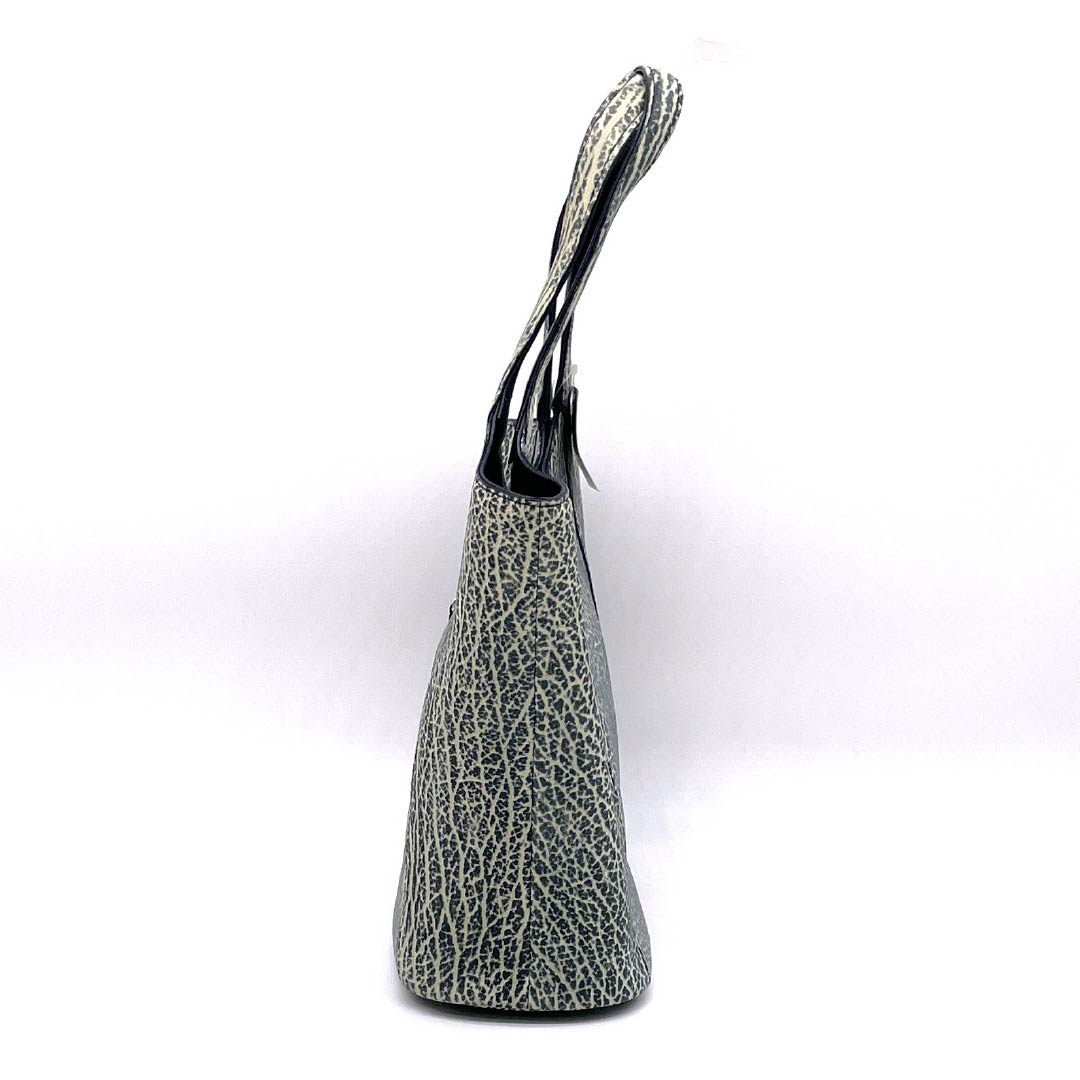 (新古品) 洋装バッグ オットセイ×リザード Aランク 新古品 オットセイ×リザード トートバッグ 青系 119700041317