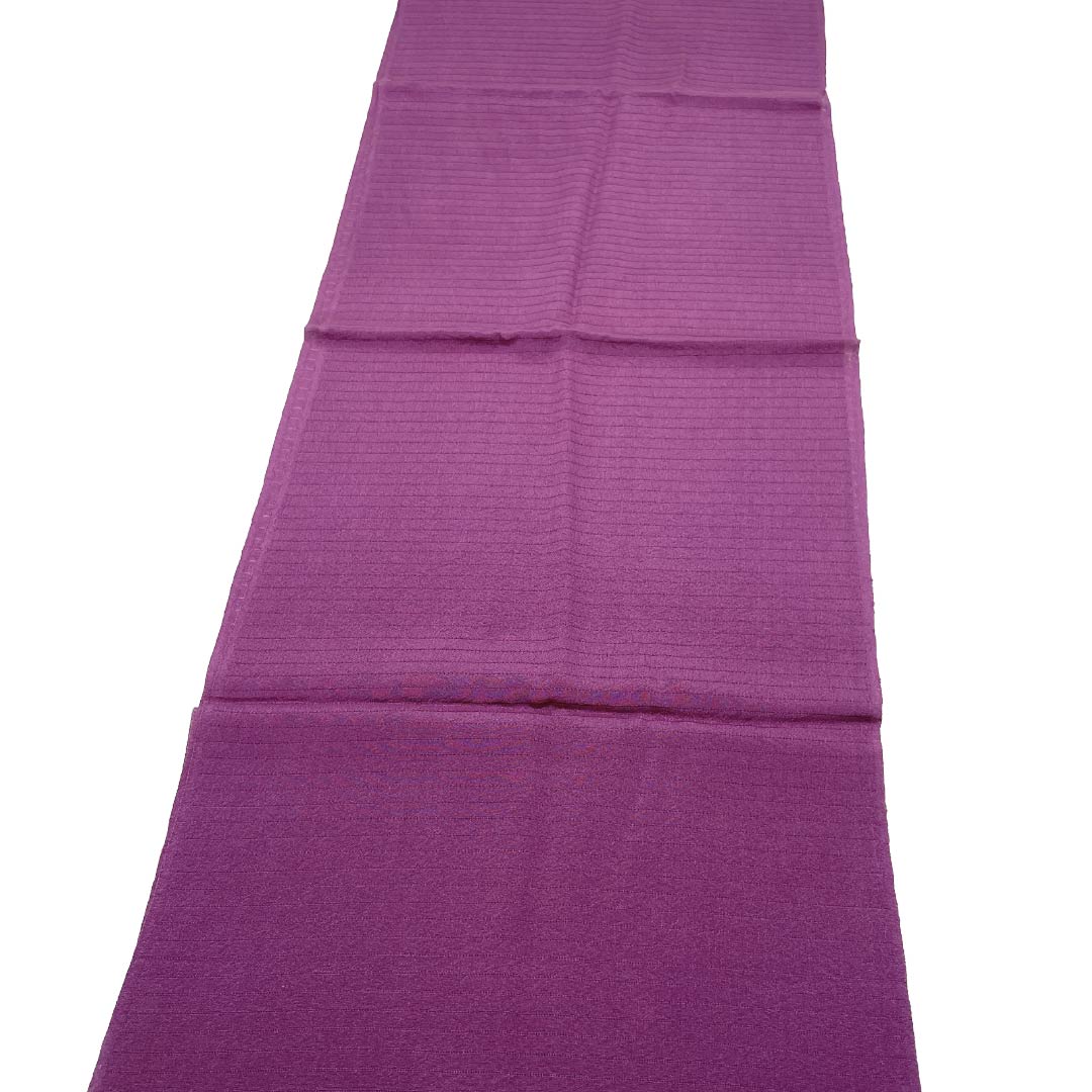 帯揚げ 正絹 Aランク カジュアル 壺菫色(つぼすみれいろ) 横絽 無地 長さ約178cm 幅約27.5cm 紫系 1136005053920