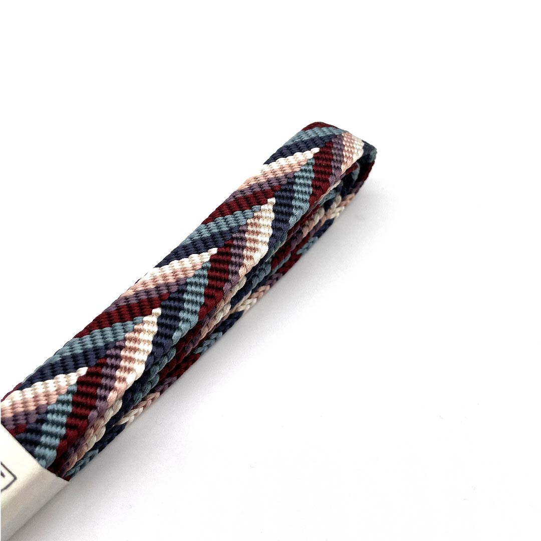 (新古品)帯締め 正絹 四分紐 グラデーション 五嶋紐 江戸組紐 長尺 長さ約175cm 幅約1.5cm カジュアル Sランク グラデーション系 1135001352999