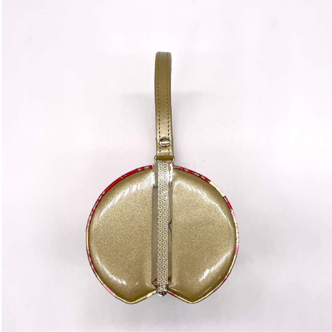 和装バック フォーマル 土耳古赤色(とるこあかいろ) 桜 花柄 振袖用 赤系 Sランク 113900023212