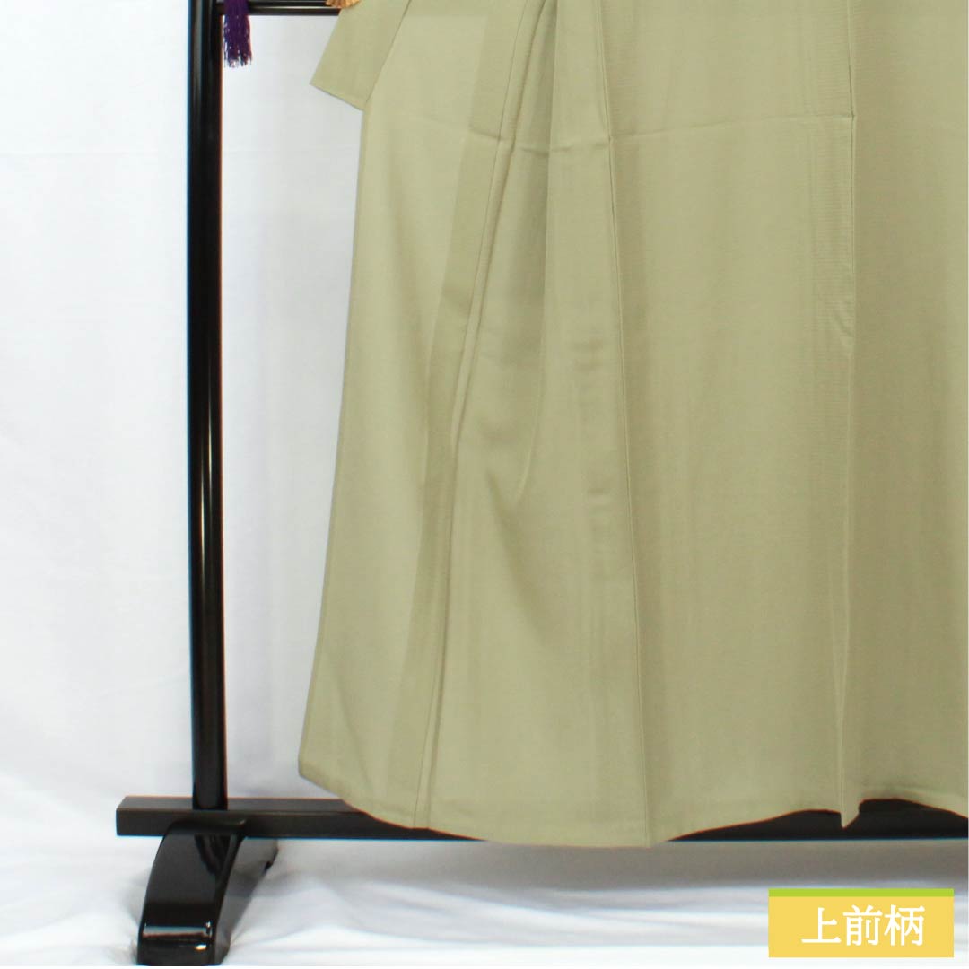 Summer item, pure silk, plain color, length 156.5cm, sleeve length 62cm, greyish gray, one crest, vine and oak, silk, S rank, green, 1132002062319