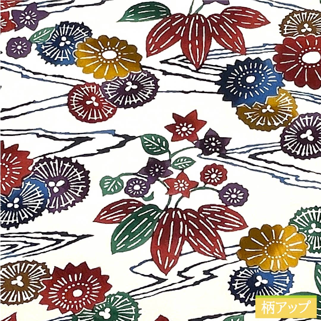 Nagoya obi, natural color, Kyoto Bingata, floral pattern, obi length 361cm, pure silk, S rank, six-pass, casual, white, 1124005292311, Nagoya style