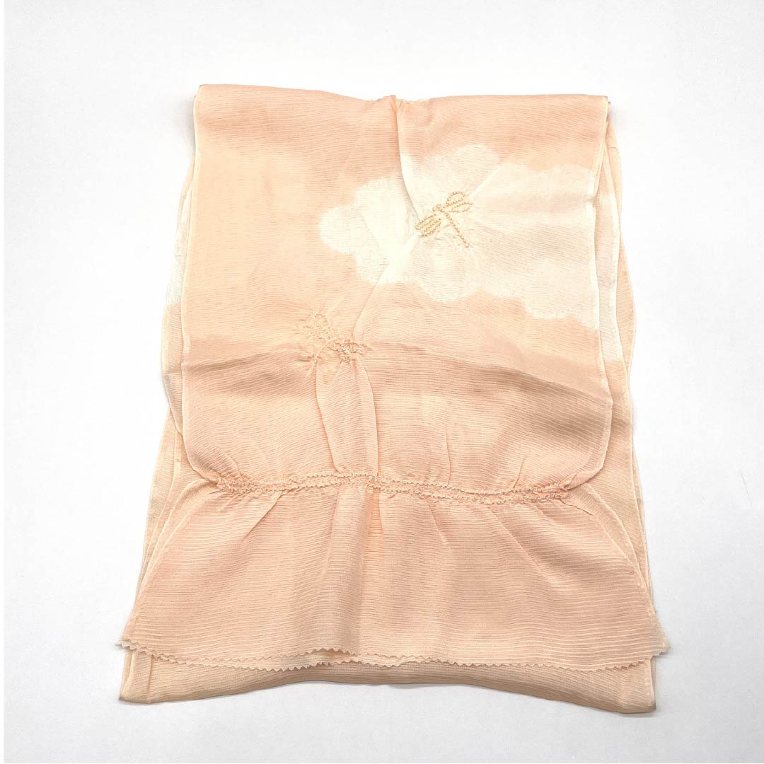 帯揚げ 正絹 セミフォーマル 乙女色(おとめいろ) 絽 夏用 トンボ 長さ約172cm 幅約28.5cm Sランク ピンク系 1136000652913