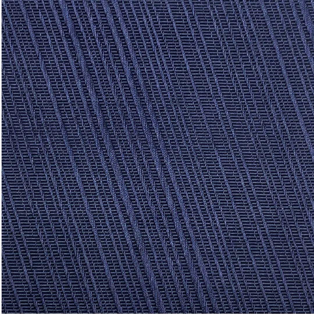 (未仕立)角帯 木綿 紺色(こんいろ) 斜め線 帯丈392cm 幅10cm Sランク 紺系 1134000452918