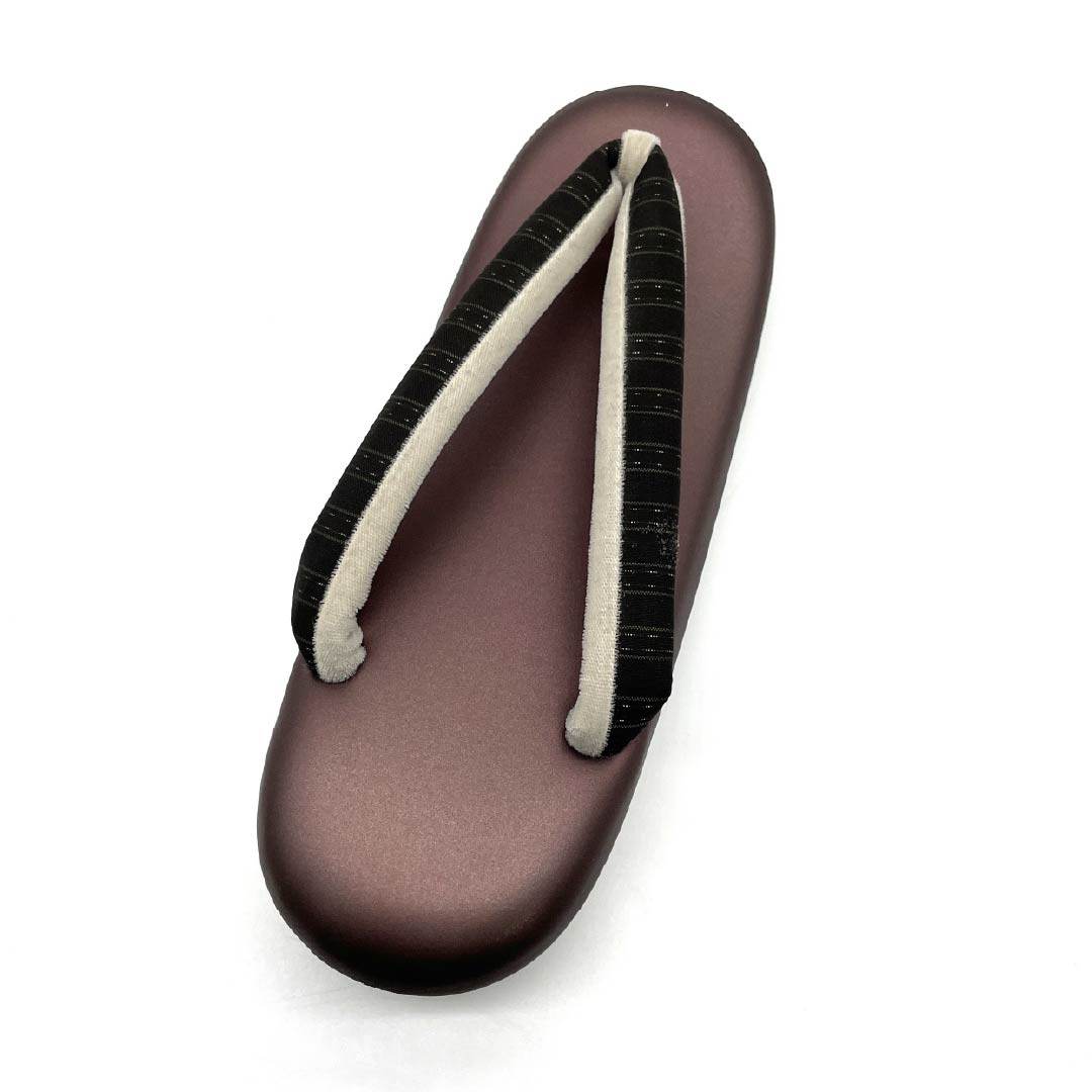 (Like New) Casual Zori Sandals, Synthetic Leather, La Sole, Low-Rebound, 24cm Length, Size L, Brown, Product Number: 1122001401414