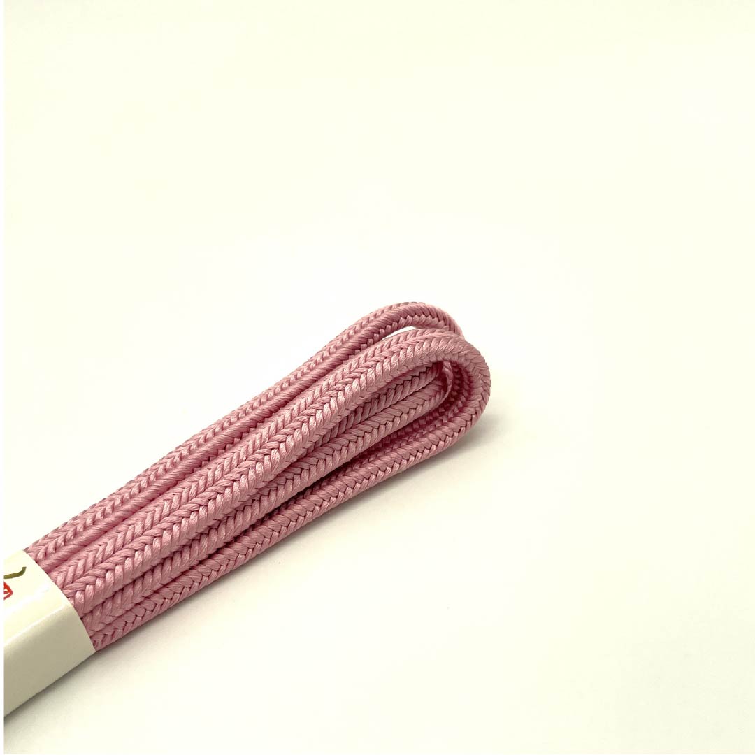 (New old stock) Belt ties, pure silk, one-kin dyed, crown set, new old stock, length approx. 159cm, width approx. 1cm, semi-formal, new rank, pink, 1135003651313