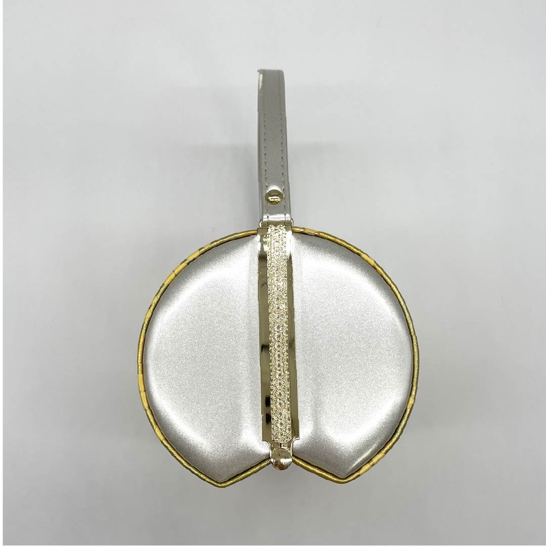 和装バック フォーマル 金色(きんいろ) 振袖用 桜 花柄 金系 Sランク 113900013221